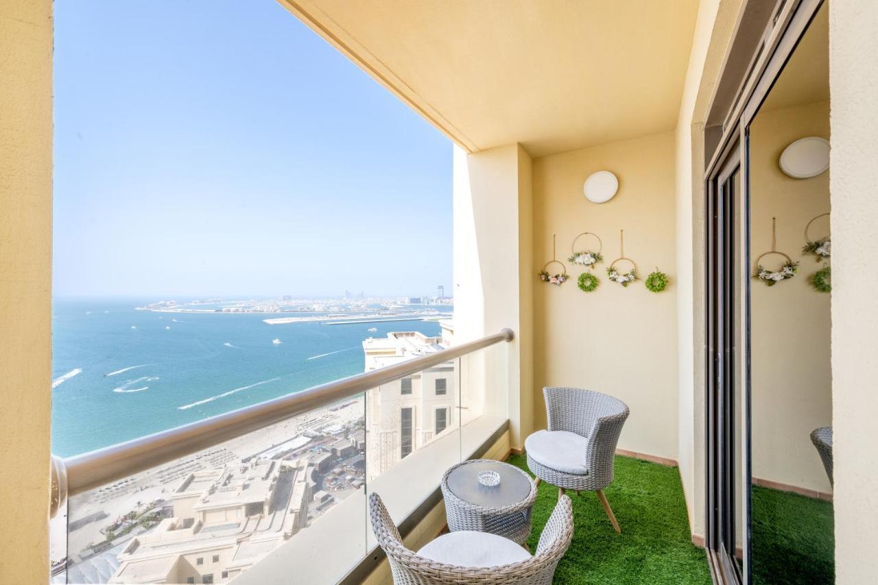 Jbr Amwaj 4 , Upgraded Sea And Ain Dubai Views, 2M Walk To Beach By Gardenia Suitse Exteriör bild