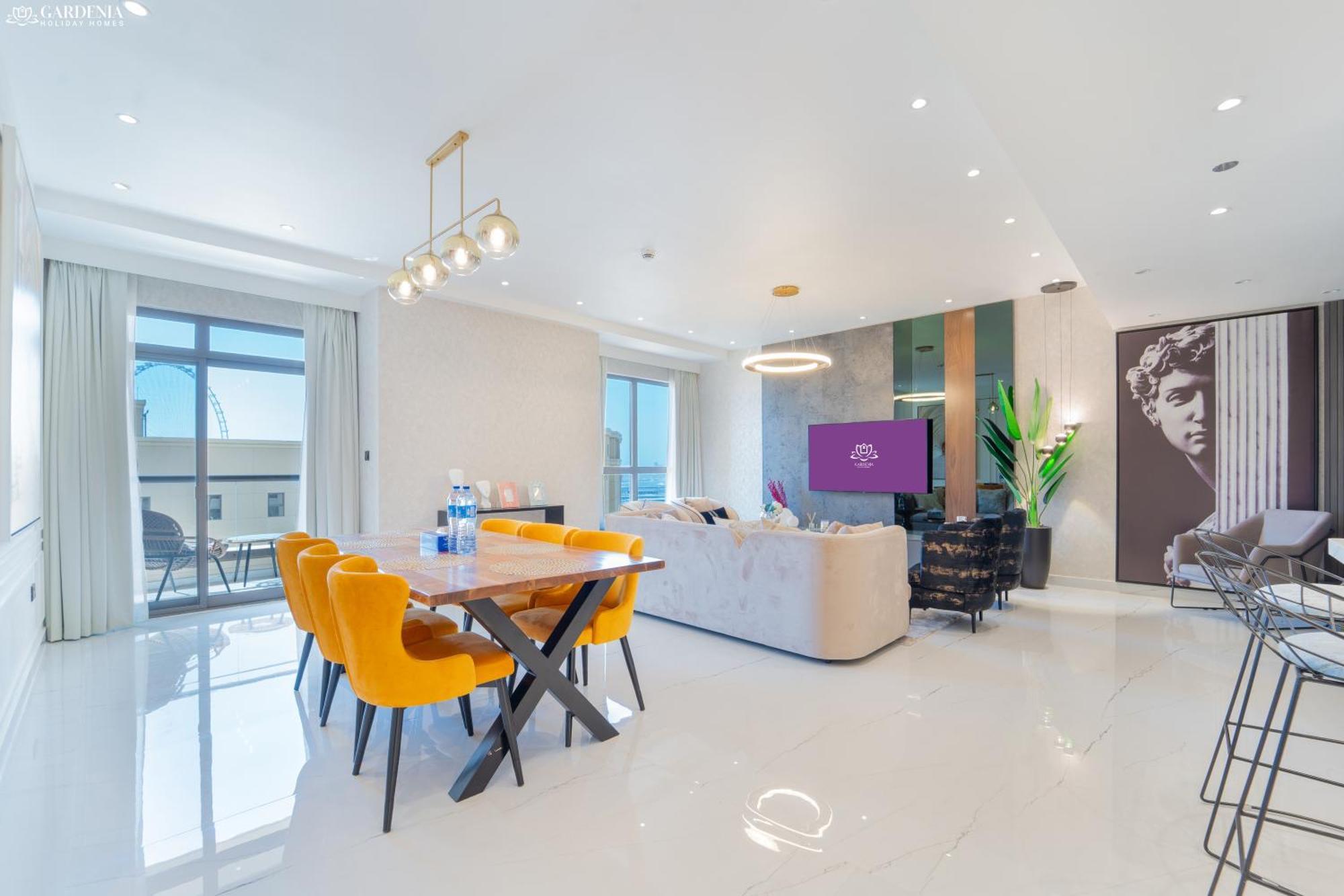 Jbr Amwaj 4 , Upgraded Sea And Ain Dubai Views, 2M Walk To Beach By Gardenia Suitse Exteriör bild