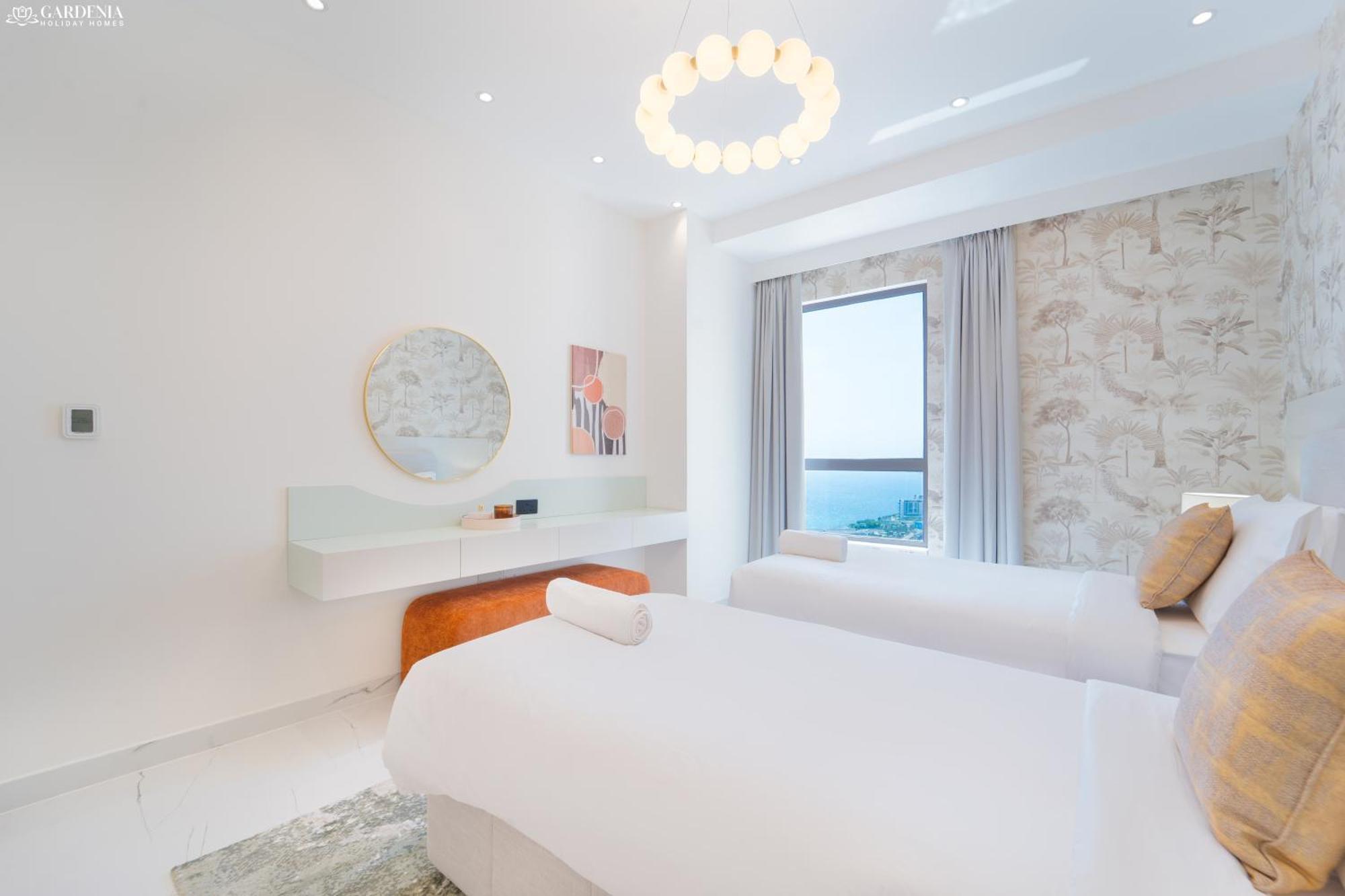 Jbr Amwaj 4 , Upgraded Sea And Ain Dubai Views, 2M Walk To Beach By Gardenia Suitse Exteriör bild