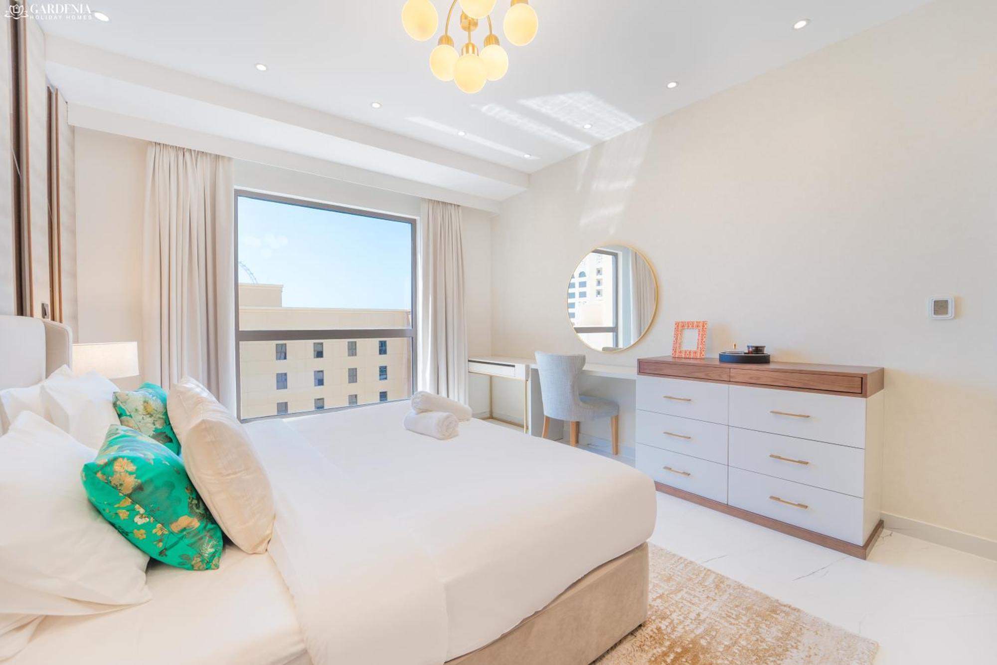 Jbr Amwaj 4 , Upgraded Sea And Ain Dubai Views, 2M Walk To Beach By Gardenia Suitse Exteriör bild