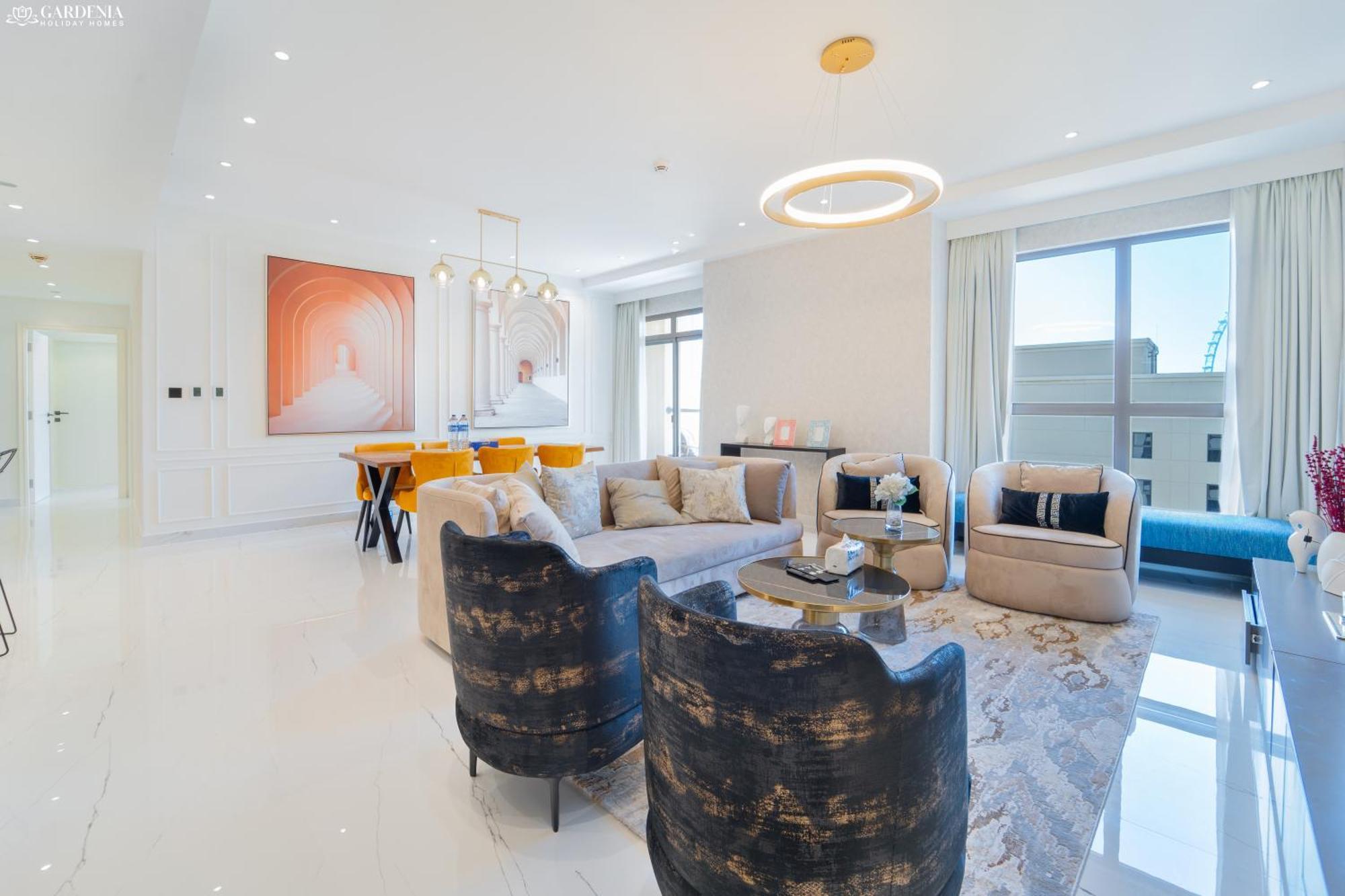 Jbr Amwaj 4 , Upgraded Sea And Ain Dubai Views, 2M Walk To Beach By Gardenia Suitse Exteriör bild