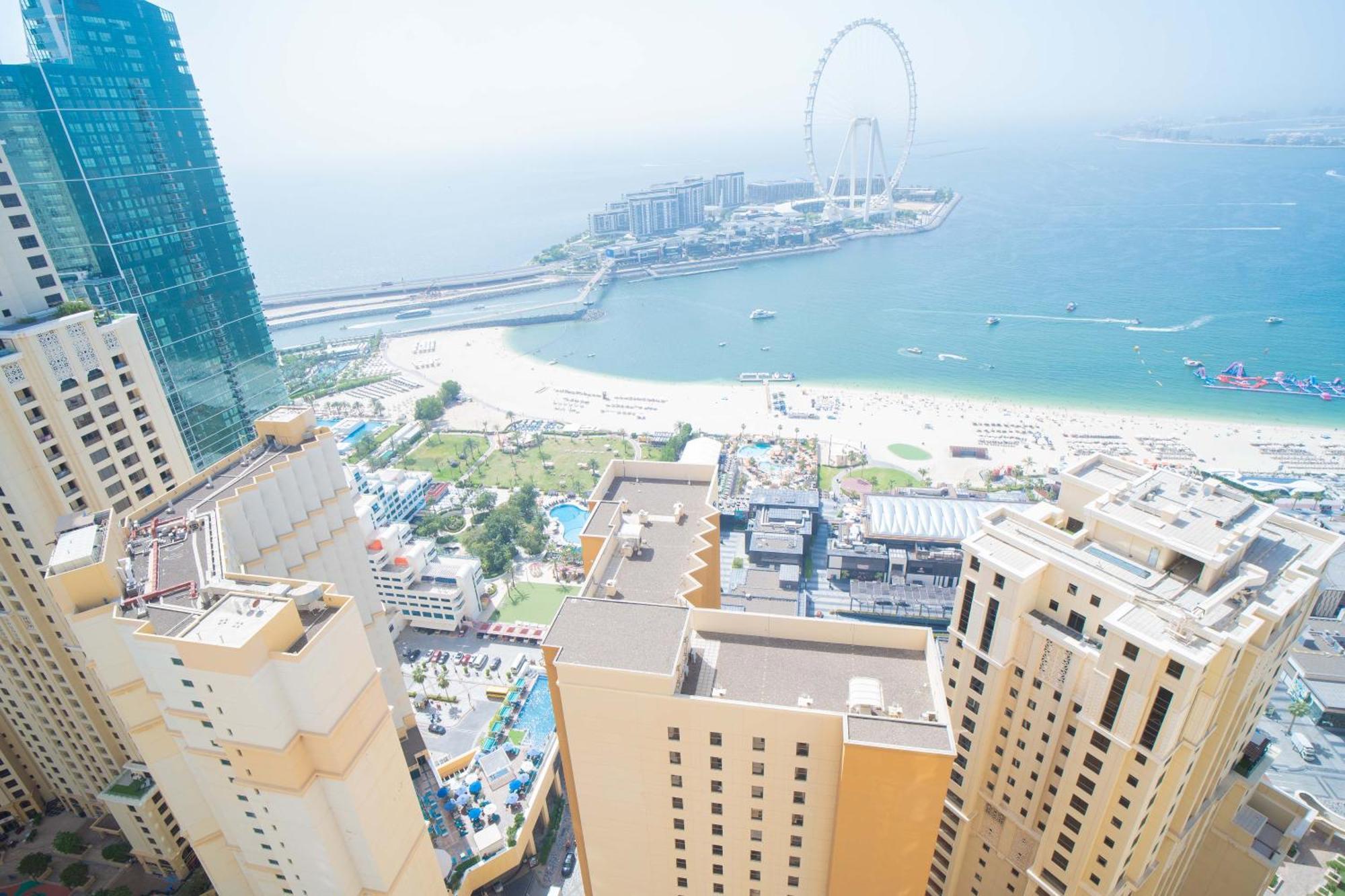 Jbr Amwaj 4 , Upgraded Sea And Ain Dubai Views, 2M Walk To Beach By Gardenia Suitse Exteriör bild
