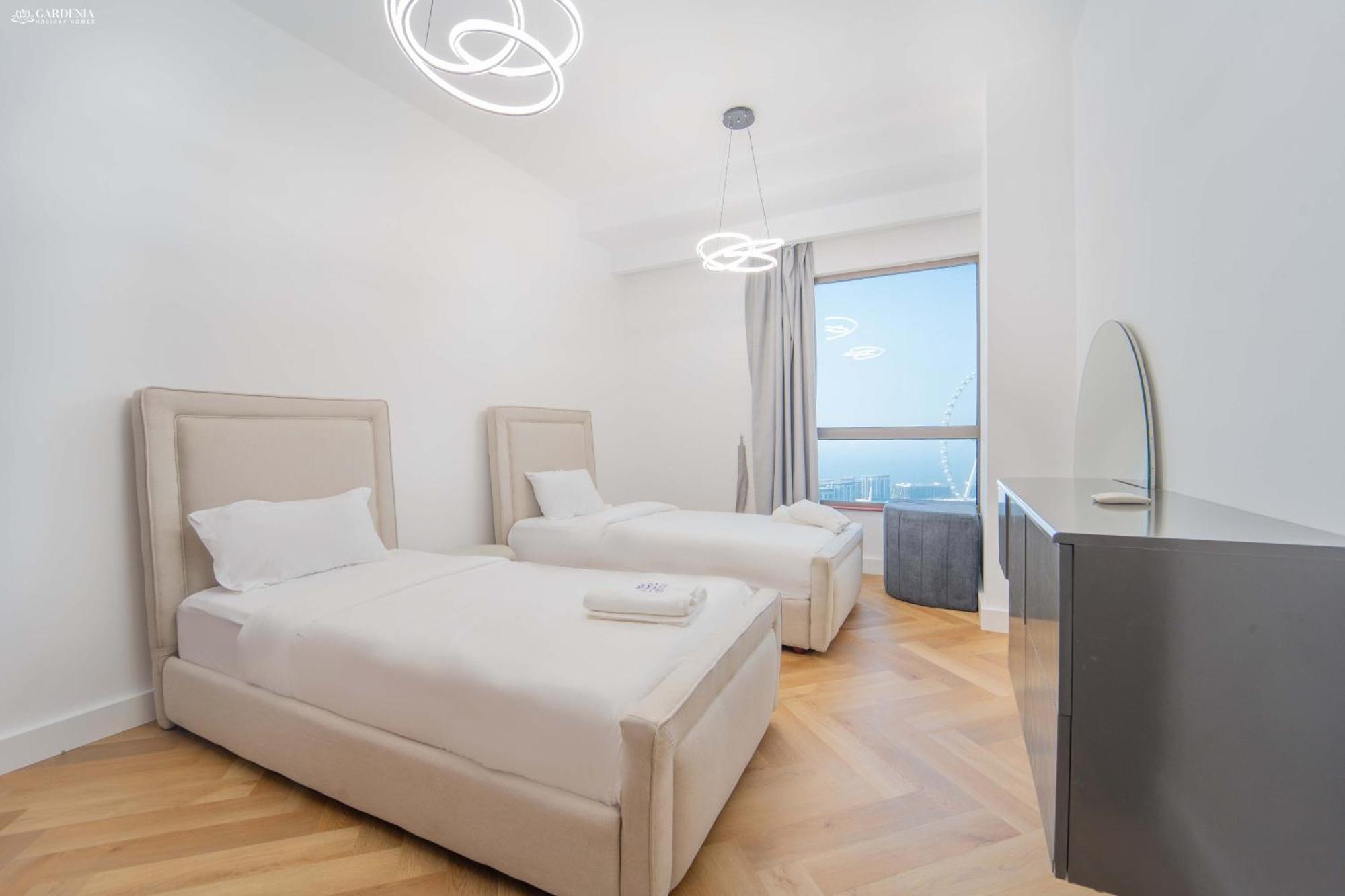 Jbr Amwaj 4 , Upgraded Sea And Ain Dubai Views, 2M Walk To Beach By Gardenia Suitse Exteriör bild